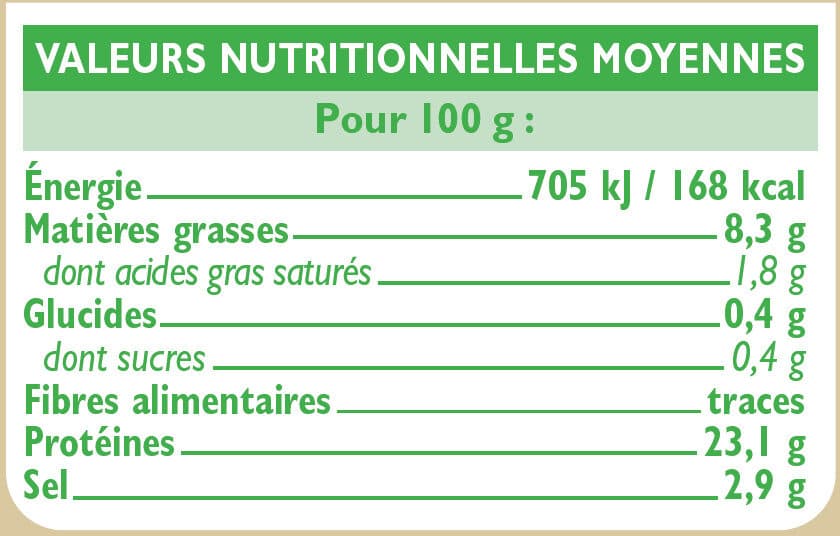 U Saumon fumé Atlantique, packshot