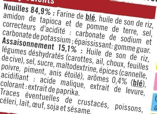 U Nouilles cuisinées cup saveur boeuf 70g packshot