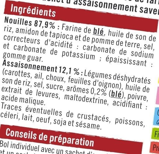 U Nouilles cuisinées cup saveur poulet 70g packshot