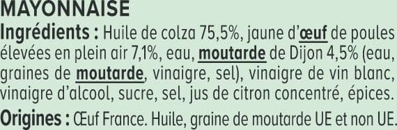 U Mayonnaise à la moutarde de Dijon flacon souple queez de 430g packshot
