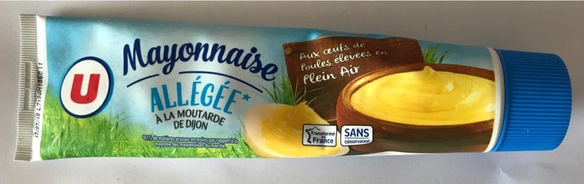 U Mayonnaise allégée à la moutarde de Dijon packshot