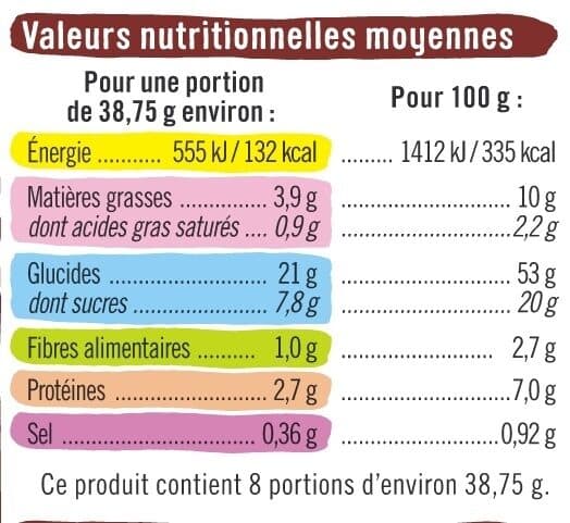 U Briochettes fourrées pocket goût Chocolat packshot