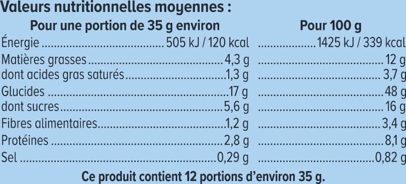 U Briochettes pépites de chocolat lait - x12 - 420G packshot