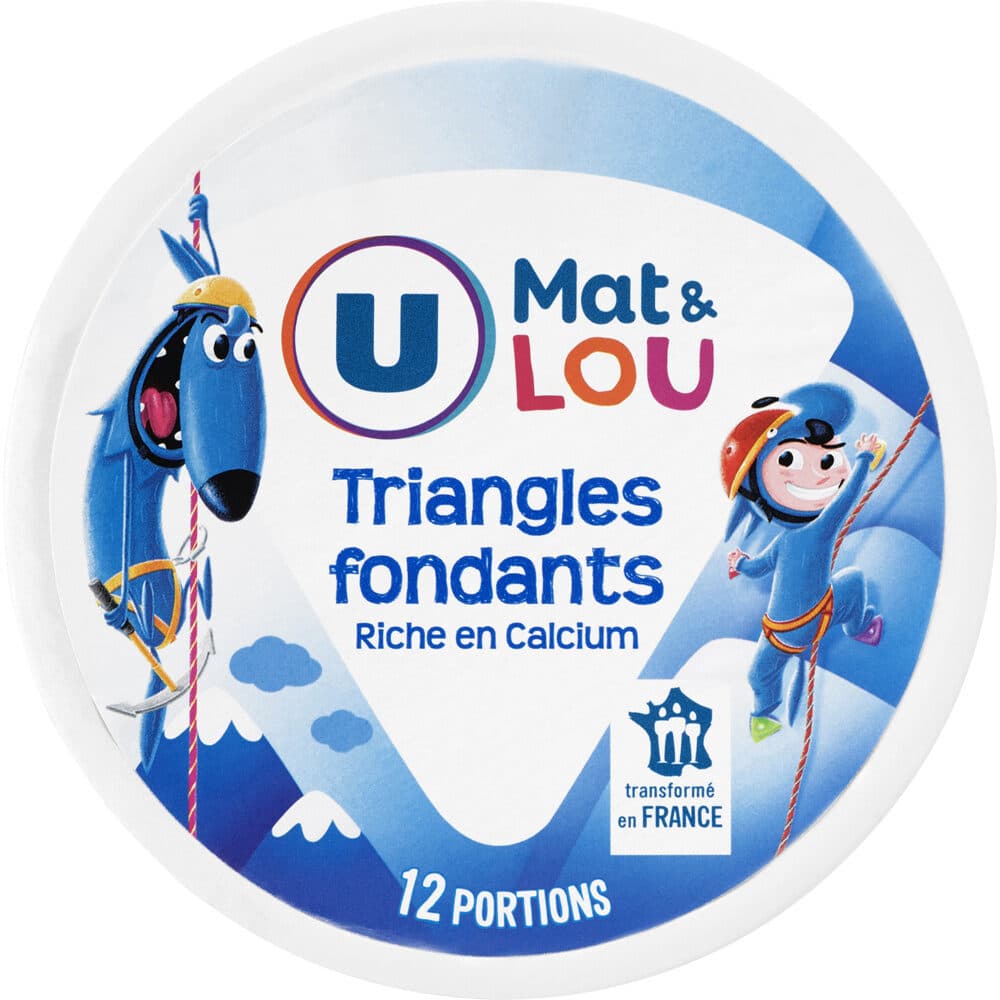 U Fromage fondu nature, 12 portions triangles - 200g packshot