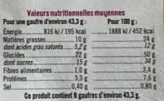 U 8 Gaufres Pâtissières au Sucre packshot