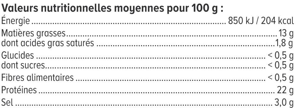 U Saumon fumé Atlantique, toasts et salades, 8 tranches - 160g packshot