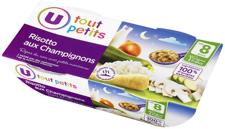 U Bols soir risotto aux champignons packshot