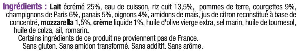 U Bols soir risotto aux champignons packshot
