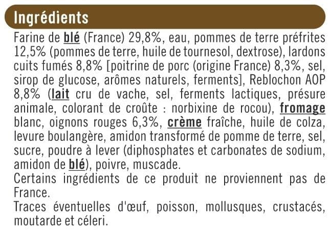 U Pizza savoyarde - 350g packshot
