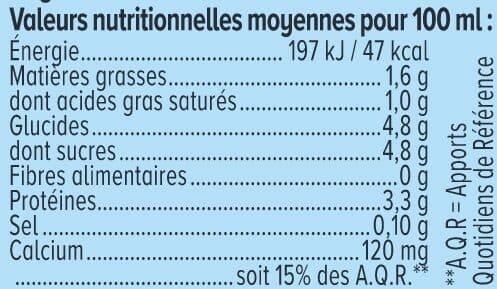 U Lait 1/2 éc packshot