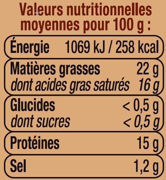 U Saint Marcellin IGP au lait thermisé, 22% de MG, 3 rouleaux, 240g packshot