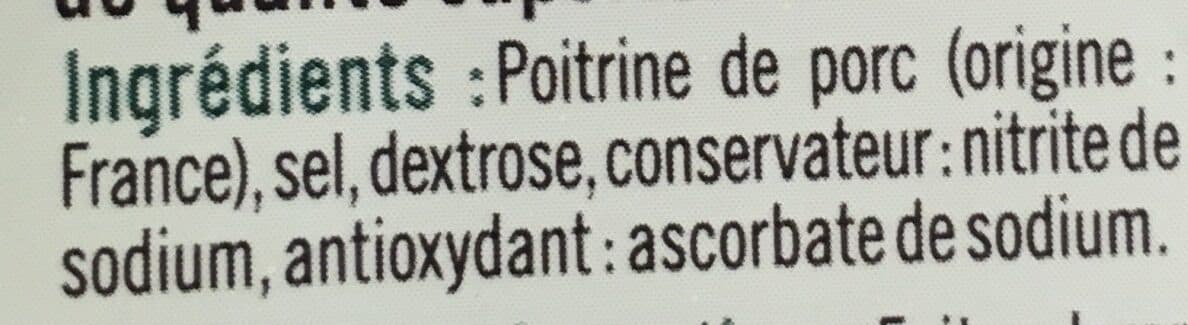 U Allumettes de lardons packshot