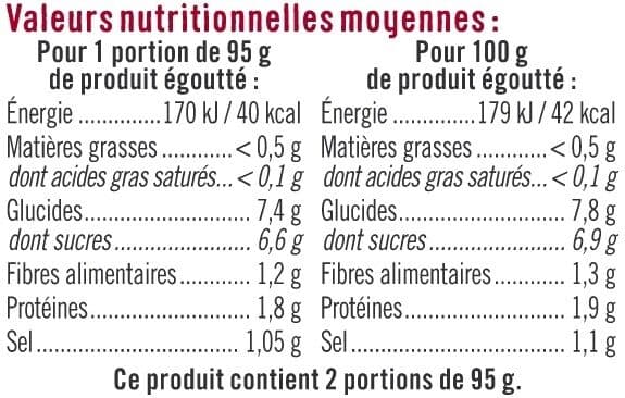 U Salade Chinoise mélange de légumes variés en saumure 190g packshot