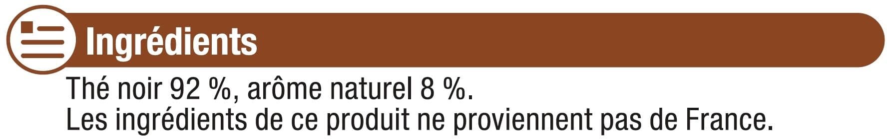 U Thé noir aromatisé vanille packshot