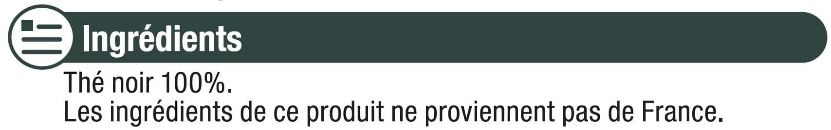 U Thé noir ceylan packshot