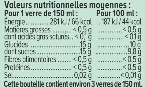U Pur jus de pomme filière pet 50cl packshot