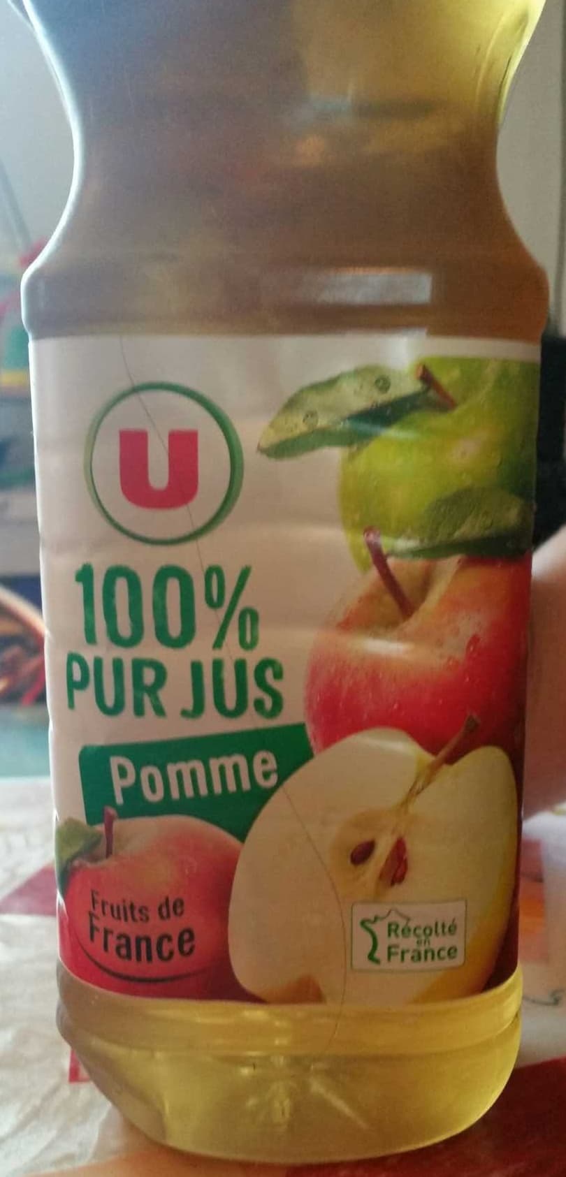 U Pur jus de pomme filière pet 1,5 litre packshot
