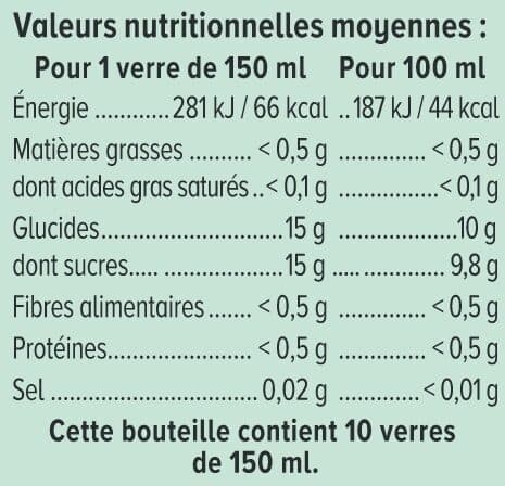 U Pur jus de pomme filière pet 1,5 litre packshot