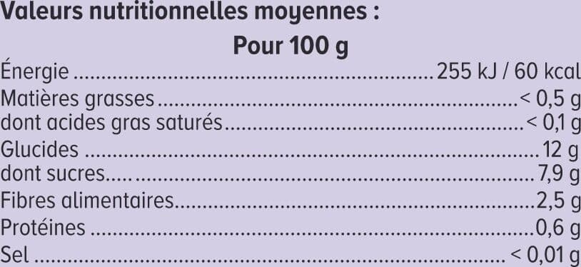 U Myrtilles sauvages douces & sucrées - 450g packshot