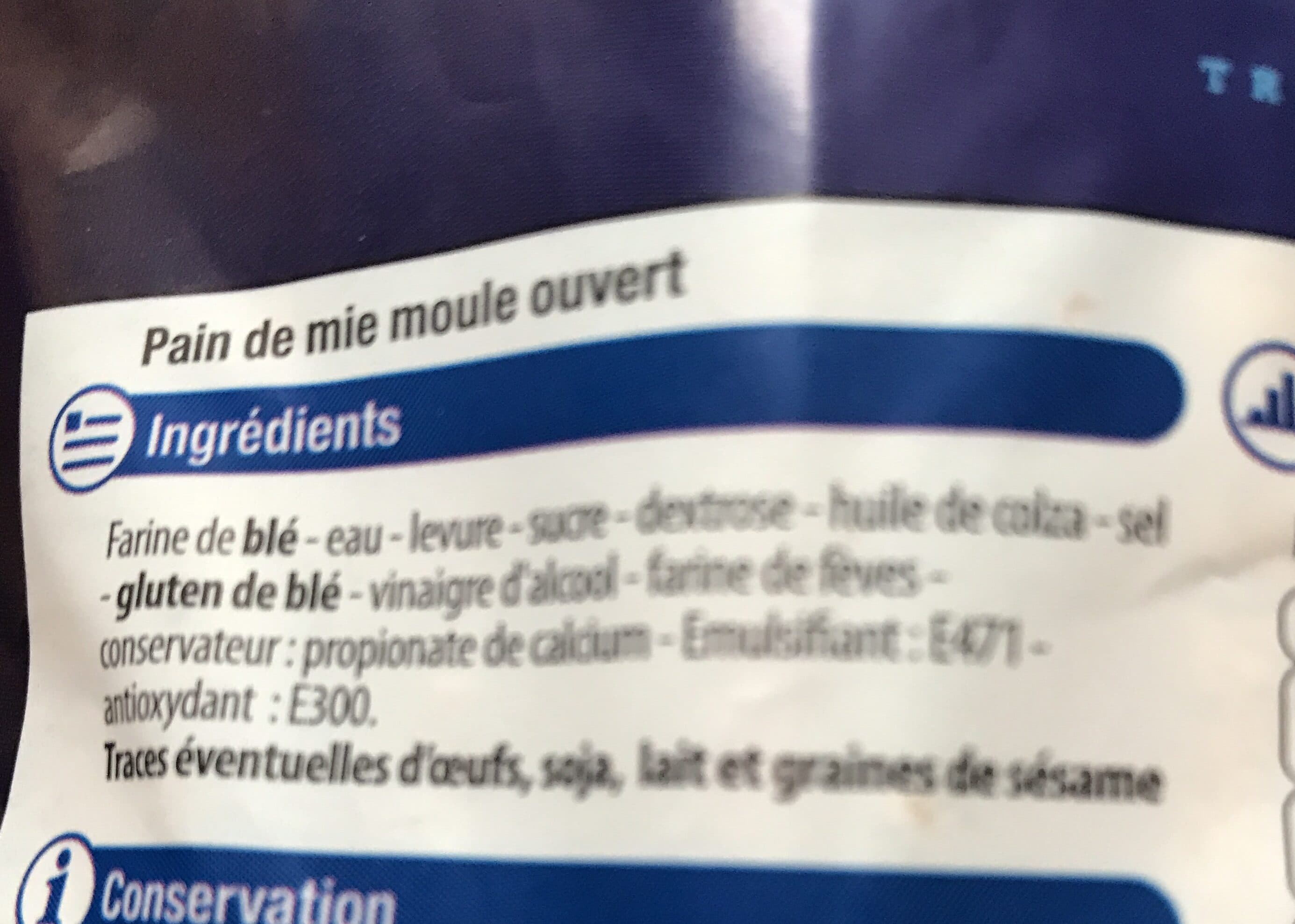 U Pain de mie packshot