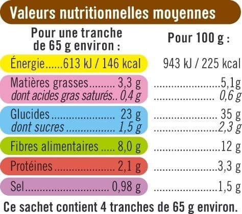 U Pain campagnard sans gluten 260g packshot