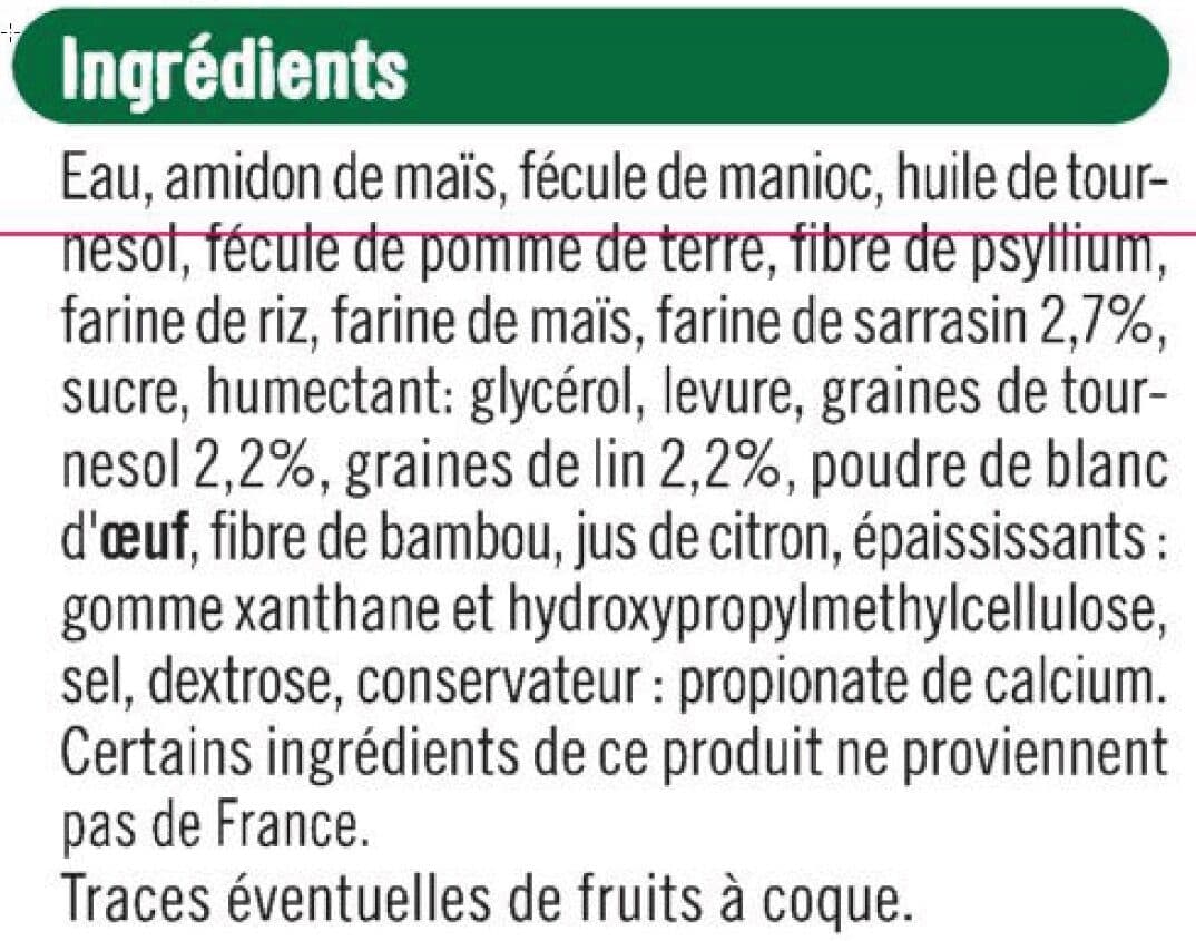 U Pains aux graines sans gluten packshot