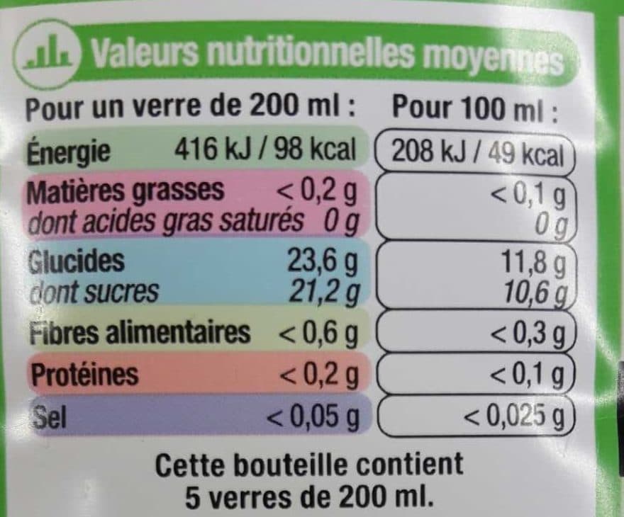U Pomme Citron Vert saveur Concombre packshot