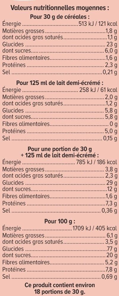 U Pétales riz, blé complet et orge Chocolat Noir packshot