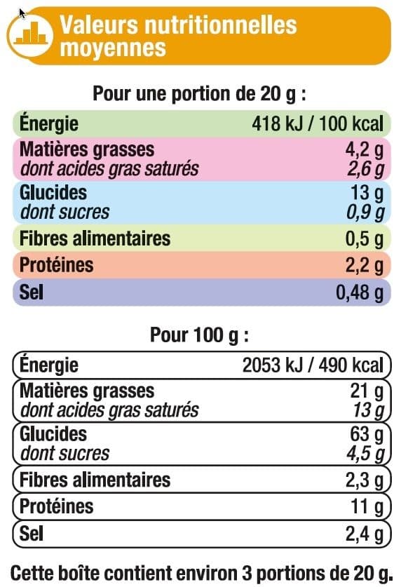 U Tranchettes saveur fromagère packshot