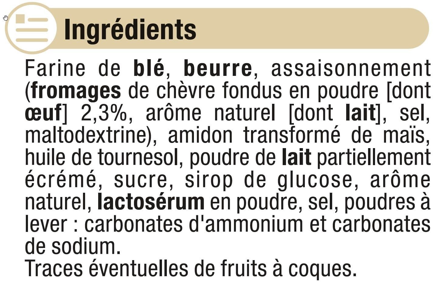 U Tranchettes saveur chèvre packshot