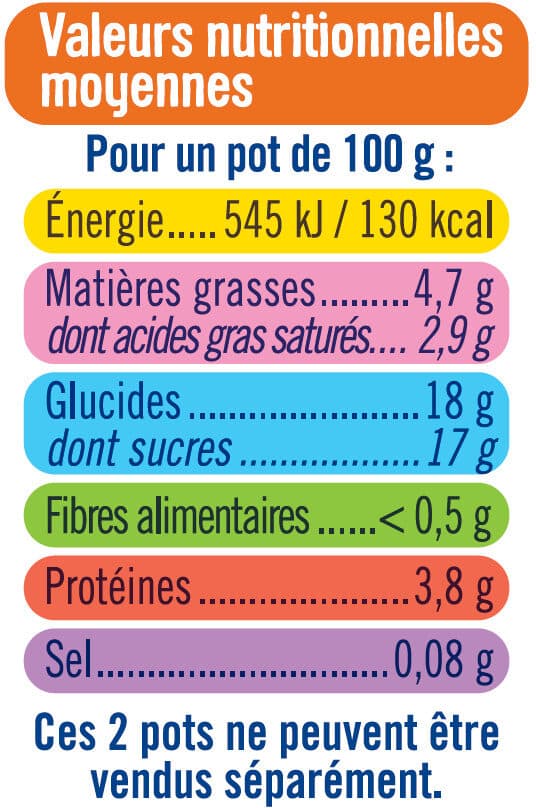 U Yaourt brassé sur lit de pêche abricot au lait de brebis 3%MG 2x125g packshot
