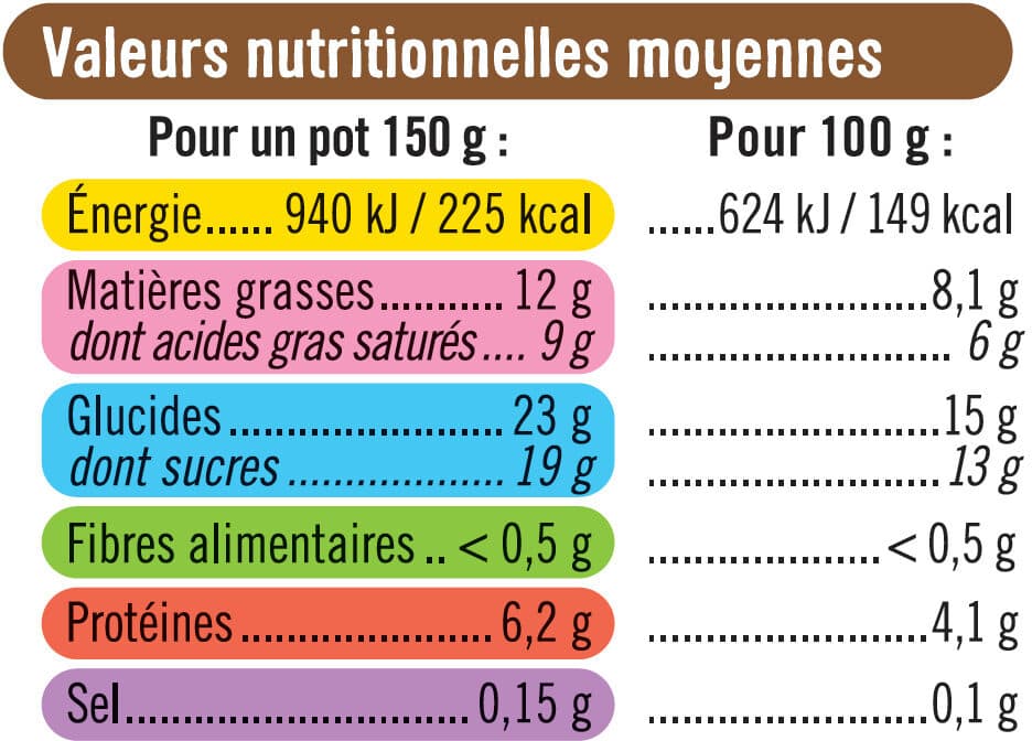 U Yaourt à la grecque sur lit de châtaigne au lait de brebis 2x150g packshot