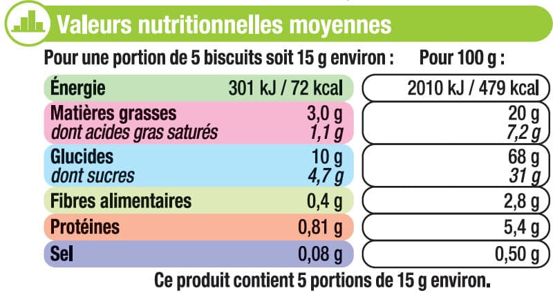 U Mini crêpes dentelles coeur de cacao noisette packshot