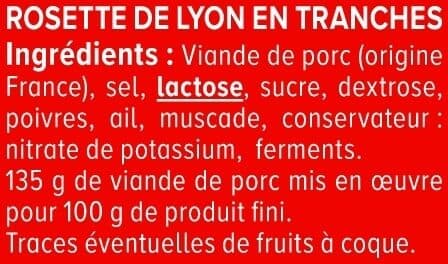 U Rosette de Lyon - x12 tranches, 100g packshot