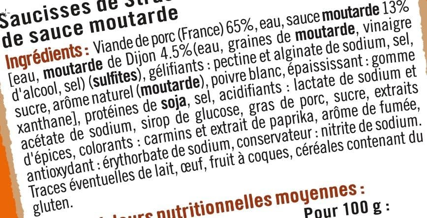 U Saucisses cocktail fumées moutarde packshot