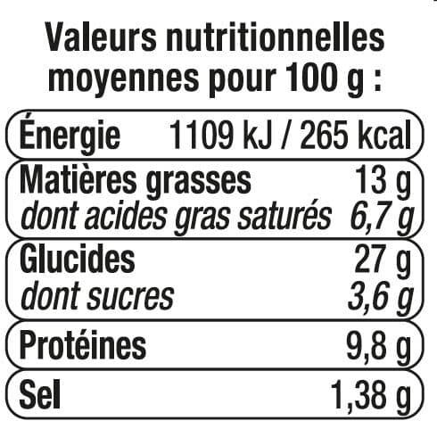 U Sandwich maxi club, pain polaire, jambon cheddar, 210g packshot