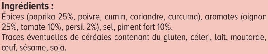 U Mix épices chili 15g packshot