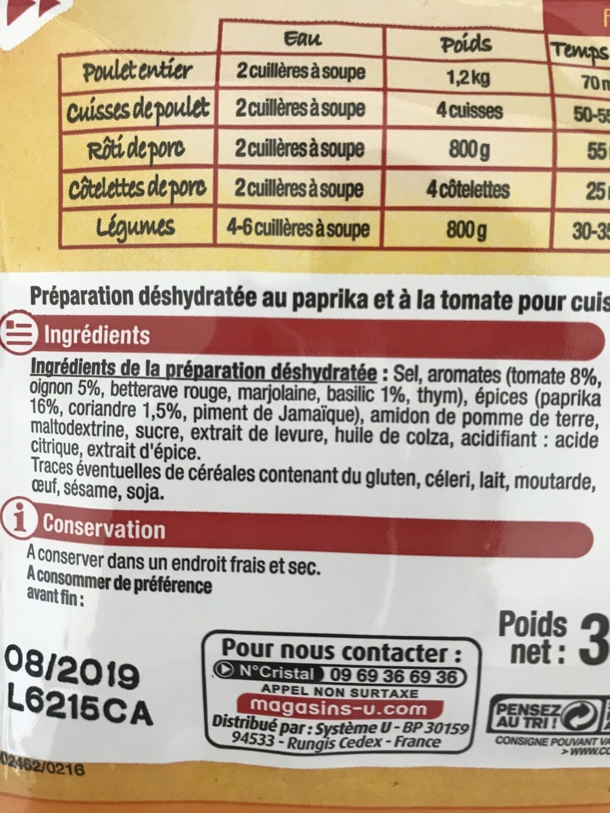 U Kit'papillote packshot