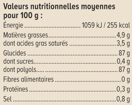 U Bonbons saveur café sans sucre stevia 120g packshot