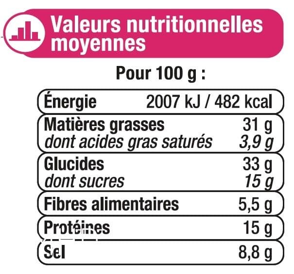 U Mélange pour salade graines sauce framboise balsamique packshot
