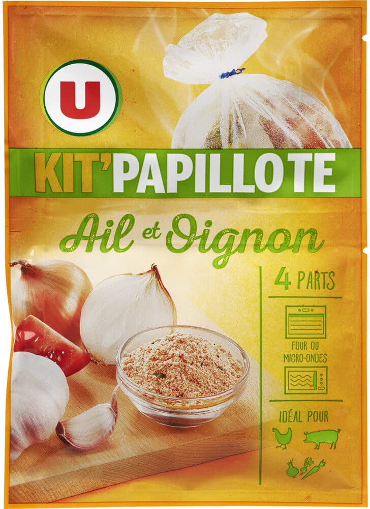 U Kit papillote ail et oignons packshot