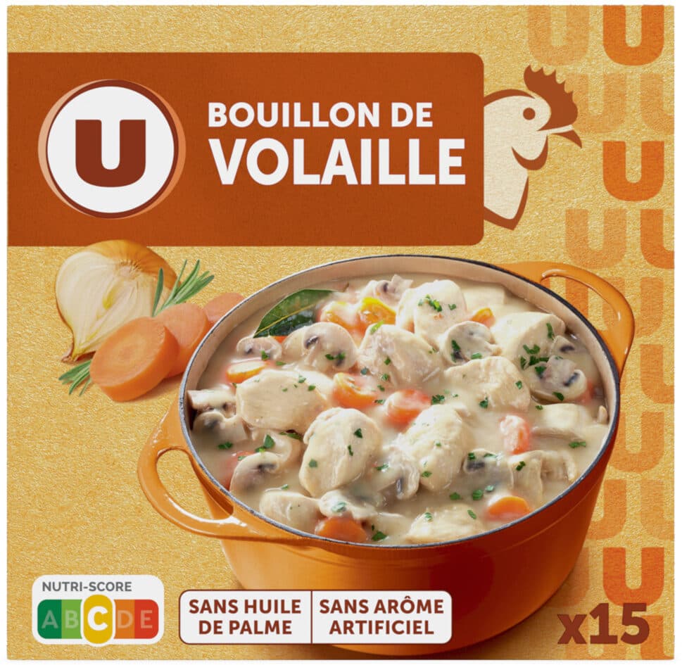 U Bouillon Cube de volaille 15x150g packshot