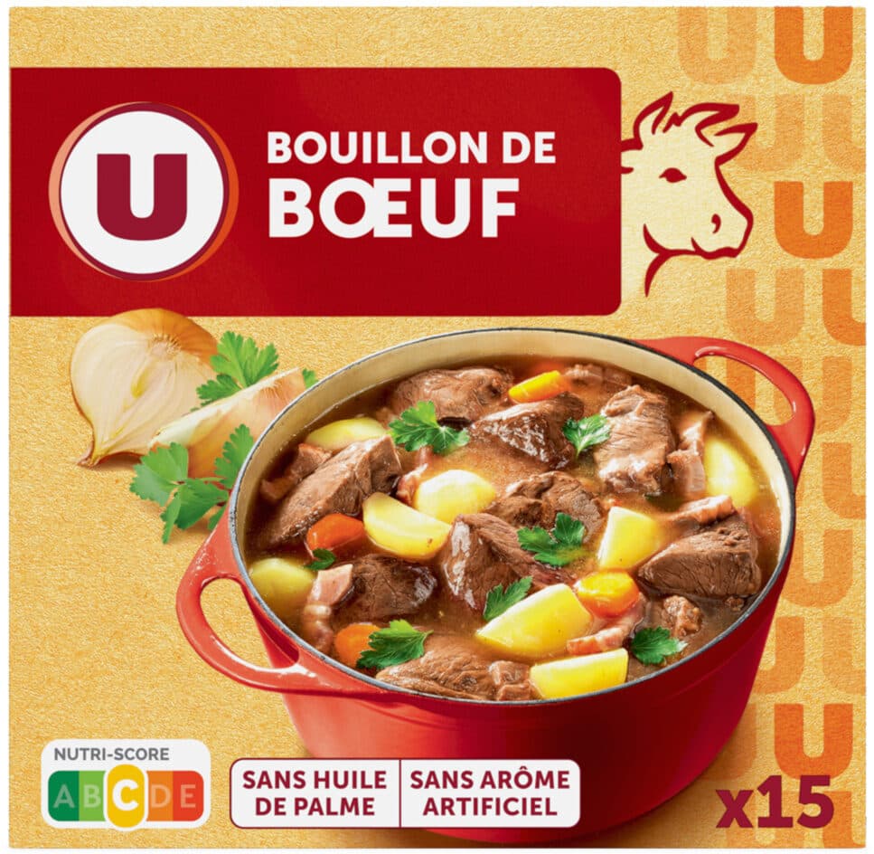 U Bouillon Cube de boeuf 15x150g packshot