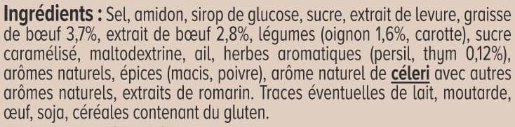 U Bouillon de pot-au-feu dégraissé 10 cubes - 100g packshot