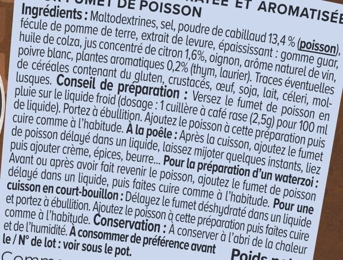 U Fumet de poisson pot de 90g packshot