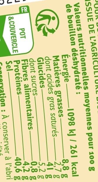 U Bouillon instantané volaille pot de 100g packshot