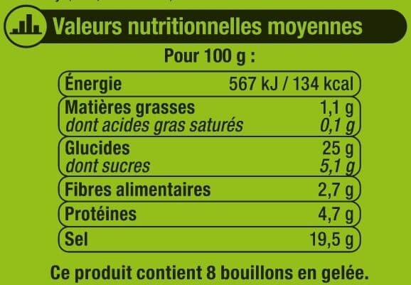 U Bouillon Gelée Légumes packshot