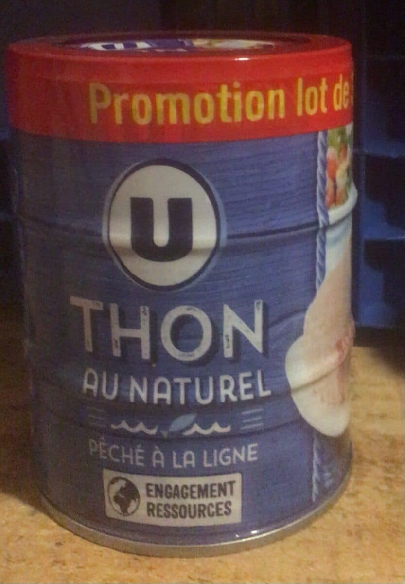 U Thon listao au naturel pêché canne 3 bôites de 1/5, 420g packshot