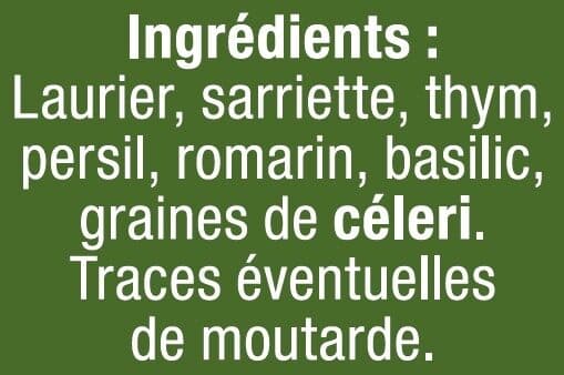U Bouquet garni packshot