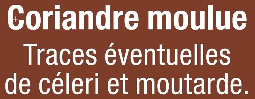 U Coriandre moulue packshot